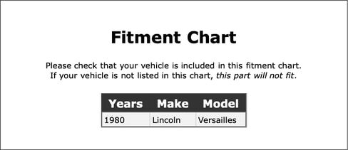 Ported Vacuum Switch Connector Compatible With Lincoln Versailles 1980 P-3891940 in Saudi Arabia