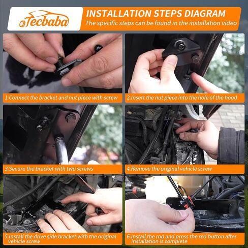 يدعم رفع غطاء محرك السيارة متوافق مع 2020-2026 Jeep Gladiator JT 2018-2026 Wrangler JLU غطاء محرك السيارة دعم الدعامات غطاء محرك السيارة المخمدات جميع الأحوال الجوية 1 زوج لملحقات المصارع 2025 in Kuwait