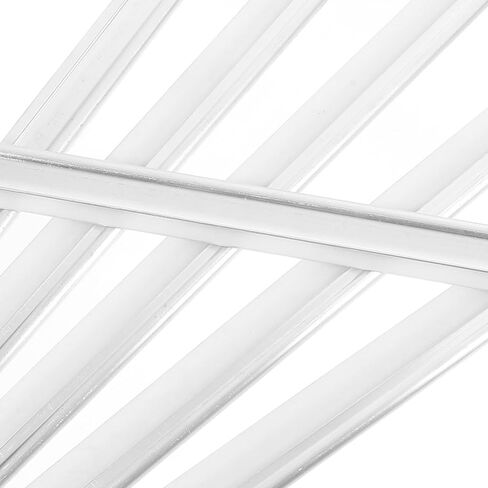 6pcs Aluminum Alloy Frame Squeegee Replacement with Soft Rubber Blade 29x2cm Silicone Window Squeegee Parts for Glass Door Cleaner and Shower Glass Cleaning in Kuwait