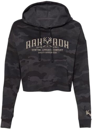 RakAdx Womens Backwoods Retreat Crop Hoodie in Saudi Arabia