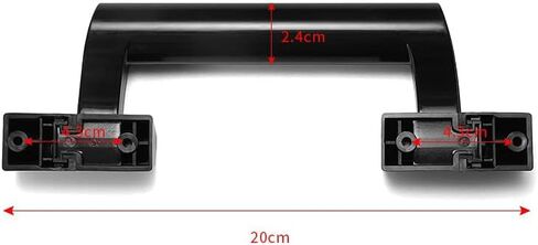 lasenersm 1 Piece Luggage Handle Replacement Luggage Suitcase Handle Luggage Handle Strap Plastic Pull Handle Grip Replacement Strap Grip Replacement for Luggage Suitcase, Length 7.87 Inches, Silver in Saudi Arabia