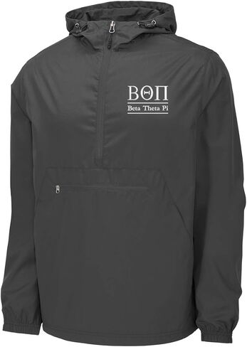 Sorority Letters Shop Beta Theta Pi Windbreaker - Anorak Pullover Jacket - Quarter Zip in Saudi Arabia