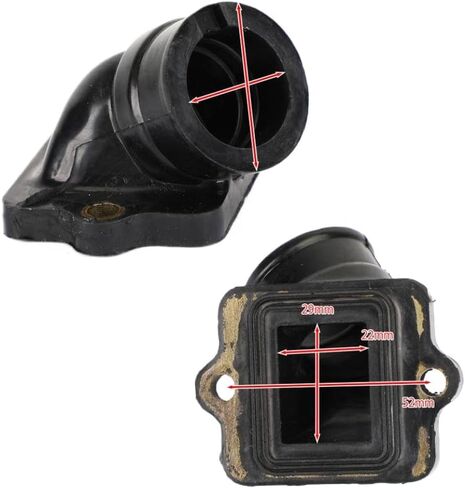 2-Stroke Cylinder Scooter Carburetor Intake Manifold Boot Compatible With SKR Skipper Hexagon TPH 125 Runner in Saudi Arabia