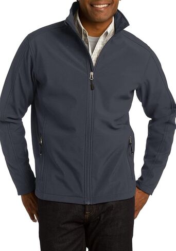 JustBlanks Mens Full-Zip Long Sleeves Water resistance Tall Core Soft Shell Jacket in Saudi Arabia