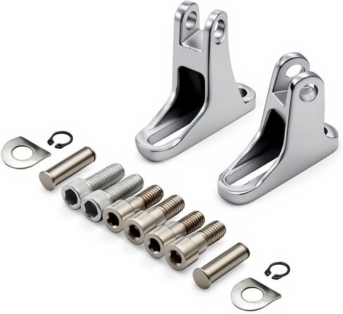 Rear Passenger Footboard Mount Kit Compatible with Harley Touring Road King Street Glide Electra Glide 1993-2025, Black Aluminum Mini Footpeg Brackets Mounting Hardware, Replaces OEM 50500403​ in Saudi Arabia