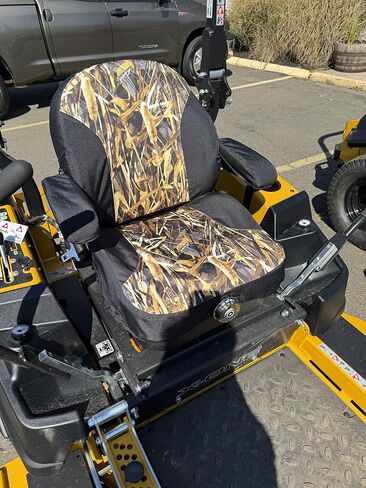Durafit Seat Covers, Custom Fit Hustler X one,Super Z,Hyper Drive,Super104 and Diesel Z Zero Turn Mowers in Black/CAMO Camo Waterproof Endura Fabric in Saudi Arabia