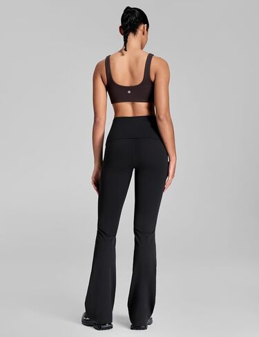 HeyNuts Mellow Fold Over Flare Leggings 29"/30.5"/32.5"/34.5", High Waisted Tummy Control Bootcut Y2K Foldover Yoga Pants in Saudi Arabia