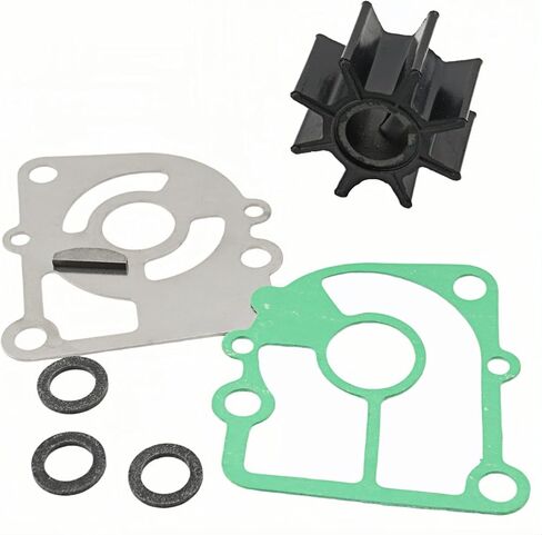 334-65021-0 مجموعة خدمة المكره الخارجية المتوافقة مع Tohatsu Nissan Marine 9.9 15 20 HP 4 Stroke Model Motors مضخة مياه 3RS-87322-1 in Saudi Arabia