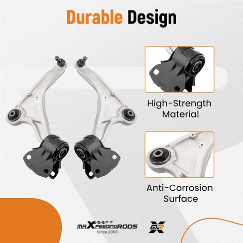 maXpeedingrods 8Pcs Suspension Kit for Ford Fusion 2013-2017 Lincoln MKZ 2013-2018, Front Lower Control Arm with Ball Joint Front & Rear Sway Bar Links Outer Tie Rods in Saudi Arabia