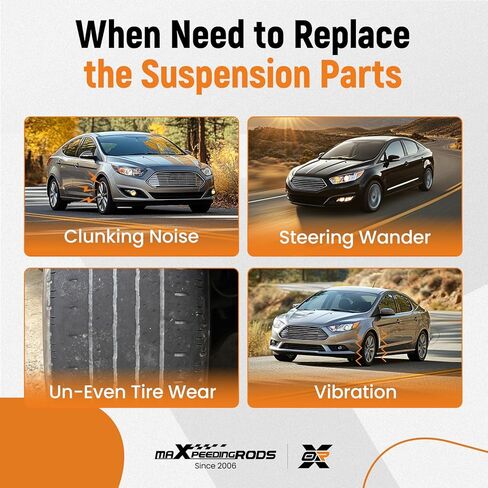 maXpeedingrods 8Pcs Suspension Kit for Ford Fusion 2013-2017 Lincoln MKZ 2013-2018, Front Lower Control Arm with Ball Joint Front & Rear Sway Bar Links Outer Tie Rods in Saudi Arabia