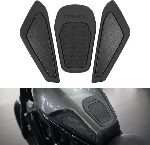 ملصق لخزان الوقود للدراجات النارية، ملصق لخزان زيت الغاز، واقي مضاد للانزلاق لسيارة Honda Rebel 1100 CMX1100 CMX 1100 2021-2025 (أسود) in Kuwait