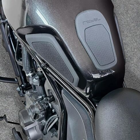 ملصق لخزان الوقود للدراجات النارية، ملصق لخزان زيت الغاز، واقي مضاد للانزلاق لسيارة Honda Rebel 1100 CMX1100 CMX 1100 2021-2025 (أسود) in Kuwait