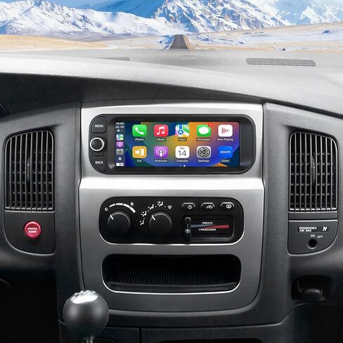 Car Radio for Dodge RAM 1500 2500 3500 2013-2018 Android 13 Head Unit for Ram 9 inch IPS Touch Screen with Wireless Carplay Android Auto GPS Navigation FM/AM Back up Camera SWC(Manual AC Only) (4+64G) in Kuwait