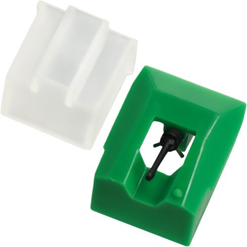 3pcs Record Player Replacement Needles with Tinplate Storage Case, Turntable Record Stylus Compatible with Crosley Victrola Jensen 1byOne Boytone And More Vinyl Record Players in Kuwait