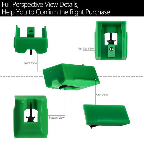 3pcs Record Player Replacement Needles with Tinplate Storage Case, Turntable Record Stylus Compatible with Crosley Victrola Jensen 1byOne Boytone And More Vinyl Record Players in Kuwait