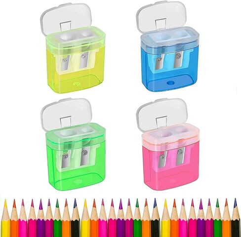 4 Pack Pencil Sharpeners, Pencil Sharpeners Manual, Handheld Pencil Sharpener for Adults Students School Classroom Home Office in Saudi Arabia
