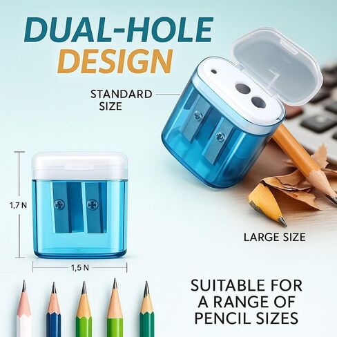4 Pack Pencil Sharpeners, Pencil Sharpeners Manual, Handheld Pencil Sharpener for Adults Students School Classroom Home Office in Saudi Arabia