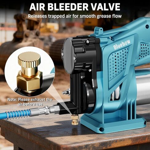 مجموعة مسدس الشحوم الكهربائية، أقصى ضغط 12000 رطل لكل بوصة مربعة، معدل تدفق 5.3 أونصة/الدقيقة، بطارية مسدس الشحوم اللاسلكي شديدة التحمل تعمل بصمام نزيف الهواء، بطاريات 2X 4.0 أمبير، خرطوم مرن 39.4 بوصة، سماوي in Kuwait