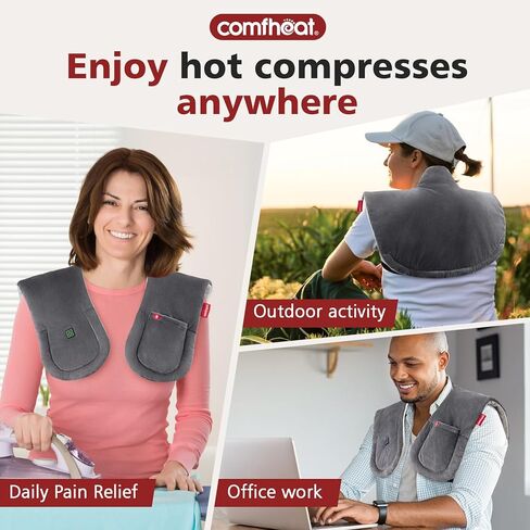 Cordless Heating Pad for Menstrual Cramps Period Back Pain Relief, Portable Cute Plush Fox Heat Pillow Animal USB Powered, Gift for Daughter Girlfriend Wife Teen Girls in Kuwait