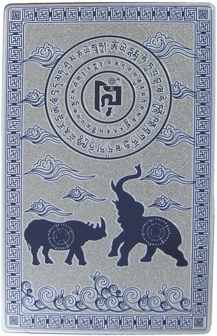 Blue Rhino Elephant Anti Burglary Talisman Card in Saudi Arabia