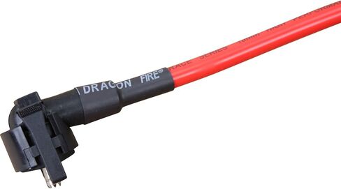 DRAGON FIRE PERFORMANCE 10mm Spark Plug Wire Set For 1996 1997 1998 1999 Ford Crown Victoria E150 Expedition F150 F250 Lincoln Town Car and Mercury Grand Marquis V8 4.6L SOHC Oem Fit PWJ110 in Saudi Arabia