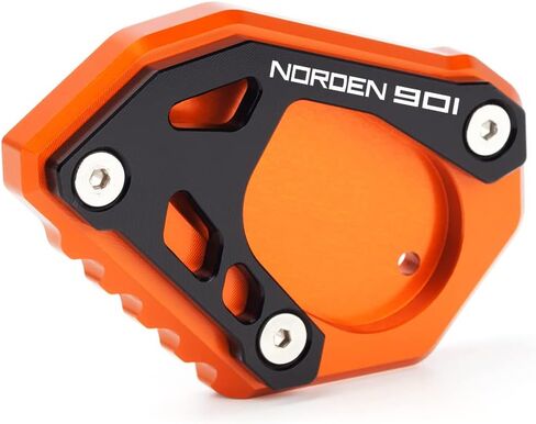 Compatible with Norden 901 2021-2022 Kickstand Foot Side Stand Enlarge Extension Plate Pad norden901 Accessories (black-1) in Saudi Arabia