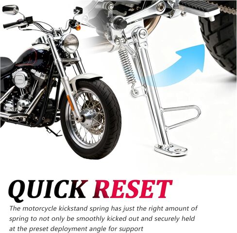 6PCS Motorcycle Kickstand Springs,Sturdy Motorcycle Side Kick Stand Springs Include 3 Sizes,Professional Motorcycles/Bikes Kickstand Spring Replacement as Motorcycles Parts in Kuwait