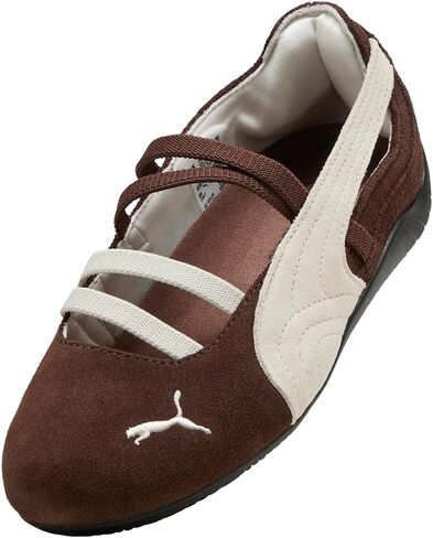 PUMA Kids Girls Speedcat Ballet Suede Flats Casual - Brown in Kuwait