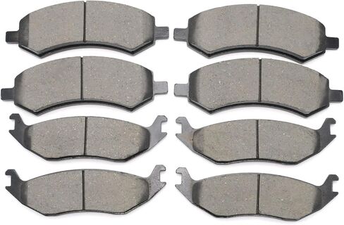 Gariqe Ceramic Front Rear Brake Pads Compatible With 2007-2009 Dodge Durango 2006-2010 Dodge Ram 1500 2011-2014 Ram 1500… in Kuwait