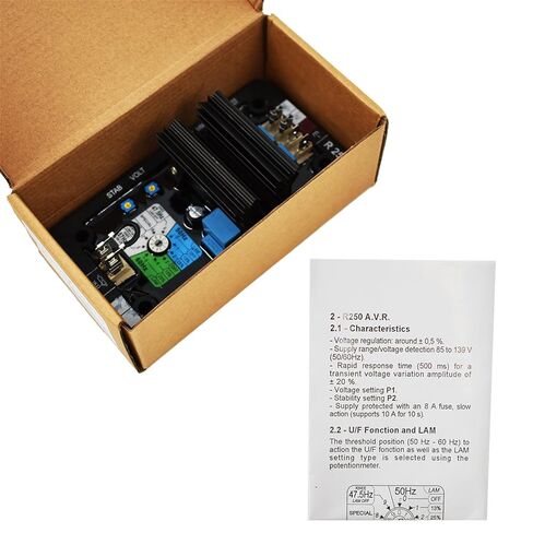 AVR R250 Automatic Voltage Regulator Replacement for Generator in Saudi Arabia