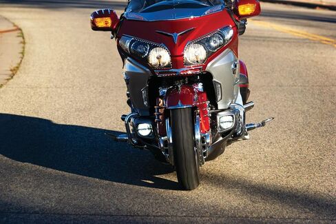 Kuryakyn 3903 Motorcycle Lighting Accent Accessory: LED Fairing Intake Scoops for 2012-17 Honda Gold Wing GL1800 Motorcycles, Chrome, 1 Pair in Saudi Arabia