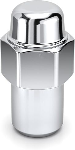White Knight 778204 Chrome 1/2"-20 Cragar Standard Mag Style Wheel Installation Kit, 16 Lugs with Washers and Lock Set (Random Lock Pattern) in Saudi Arabia
