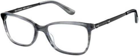 Juicy Couture Plastic Rectangular Eyeglasses 53 07C5 Black Crystal in Saudi Arabia