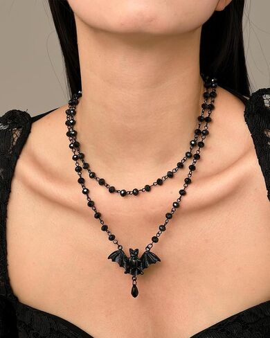 Cross Stars Bats Silver Choker Waist Chains Set for Women: 2 Pcs Belly Body Chain Fashion Stomach Belt, Y2k Punk Goth Necklace, Grunge Gothic Accessories in Saudi Arabia