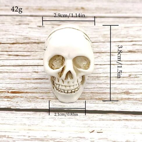 10 Pcs Table Card Holders - Place, Photo, Party Favors & Wedding Decorations (White Skull) in Saudi Arabia