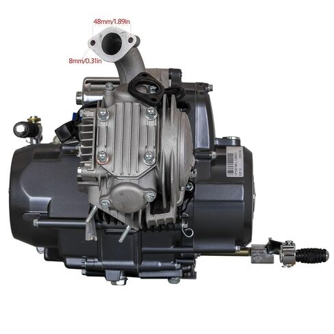 Lifan 125cc Semi Auto Engine Motor Kit 12V System, Wiring, Kick/Electric Start for ATV Dirt Pit Bike ATC70 CT110 CRF50 CT90 CT70 Taotao 125 SSR Apollo RFZ125 Z50 Trail Bike in Saudi Arabia