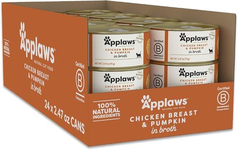 Applaws Natural Wet Cat Food, 24 Pack, Limited Ingredient Canned Wet Cat Food, Tuna Fillet in Broth, 2.47oz Cans in Saudi Arabia