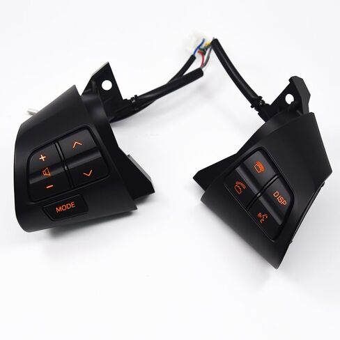 Steering Wheel Mounted Cruise Control Switch Butto/Fit for Toyota Corolla A*DE150 N*DE150 NR*E150 ZR*E15 ZZ*E150 2010-2013 Steering Wheel Audio Control Button 8425002230(Carbon Fiber) in Kuwait