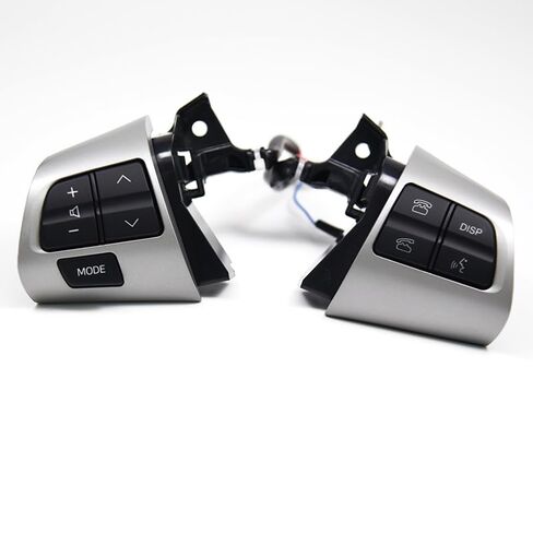Steering Wheel Mounted Cruise Control Switch Butto/Fit for Toyota Corolla A*DE150 N*DE150 NR*E150 ZR*E15 ZZ*E150 2010-2013 Steering Wheel Audio Control Button 8425002230(Carbon Fiber) in Kuwait