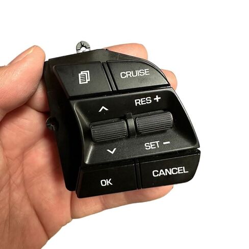 Steering Wheel Mounted Cruise Control Switch Butto/Fit for Hyundai Sonata LF Steering Wheel Key Switch Constant Speed Cruise Button(Lavender) in Kuwait