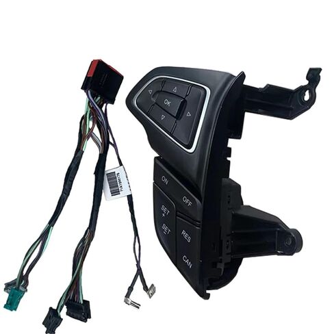 Steering Wheel Mounted Cruise Control Switch Butto/Fit for Ford Focus 2015-2018 Kuga 2017 Cruise Control Buttons Accessories with Cables in Saudi Arabia