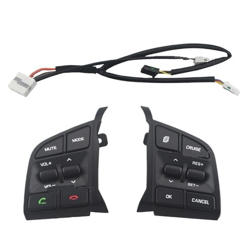 Steering Wheel Mounted Cruise Control Switch Butto 96710-D3500 Remote Control Switch/Fit for Hyundai Tucson 2016 2017 2018 2019 Steering Wheel Music Bluetooth Button in Saudi Arabia
