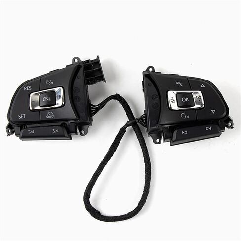 Steering Wheel Mounted Cruise Control Switch Butto 5NG959442 Car Multi-Function Steering Wheel Button/Fit for VW Tiguan L Passtat B8 T-ROC Tayron CC 5NG 959 442 in Saudi Arabia