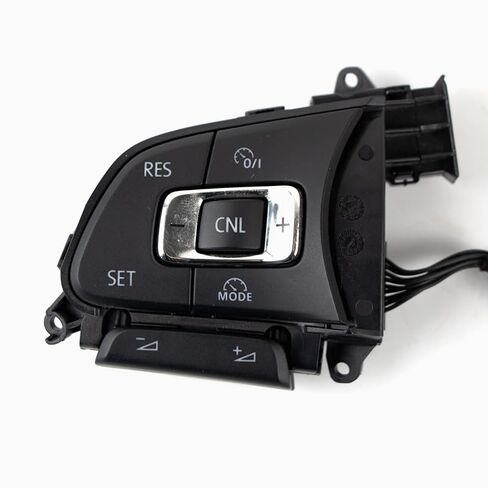 Steering Wheel Mounted Cruise Control Switch Butto 5NG959442 Car Multi-Function Steering Wheel Button/Fit for VW Tiguan L Passtat B8 T-ROC Tayron CC 5NG 959 442 in Saudi Arabia