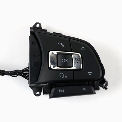 Steering Wheel Mounted Cruise Control Switch Butto 5NG959442 Car Multi-Function Steering Wheel Button/Fit for VW Tiguan L Passtat B8 T-ROC Tayron CC 5NG 959 442 in Saudi Arabia