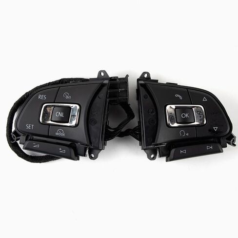 Steering Wheel Mounted Cruise Control Switch Butto 5NG959442 Car Multi-Function Steering Wheel Button/Fit for VW Tiguan L Passtat B8 T-ROC Tayron CC 5NG 959 442 in Saudi Arabia