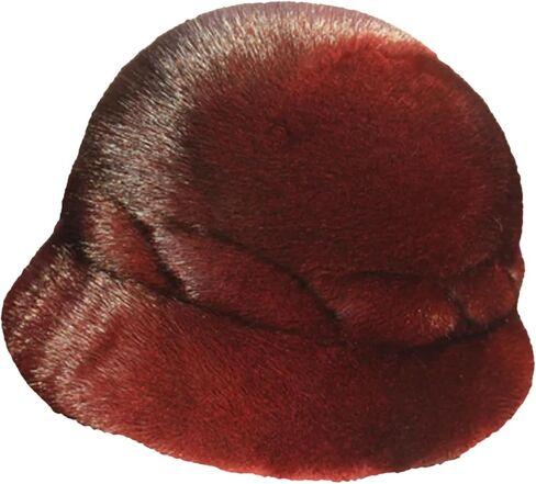 Women's Fur Hat Mink Fur Earmuffs Bucket Hat Fashionable Warm Hat in Saudi Arabia