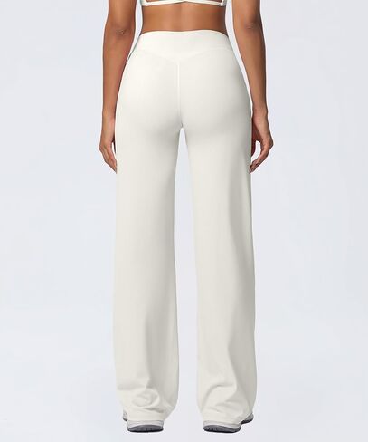 MEIVSO Womens Wide Yoga Pants High Waisted Butt Lifting Leggings Seamless Gym Bottoms in Saudi Arabia