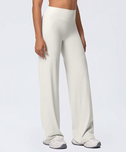MEIVSO Womens Wide Yoga Pants High Waisted Butt Lifting Leggings Seamless Gym Bottoms in Saudi Arabia