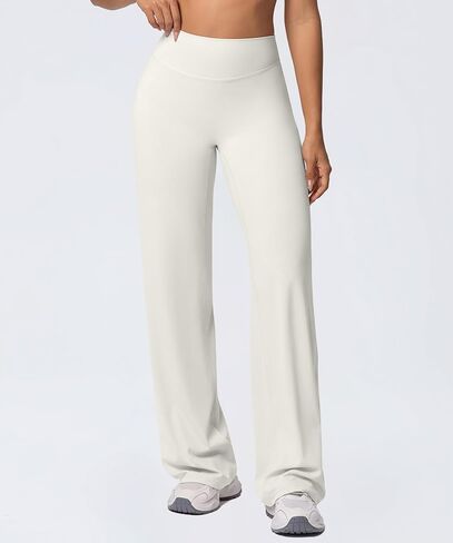 MEIVSO Womens Wide Yoga Pants High Waisted Butt Lifting Leggings Seamless Gym Bottoms in Saudi Arabia